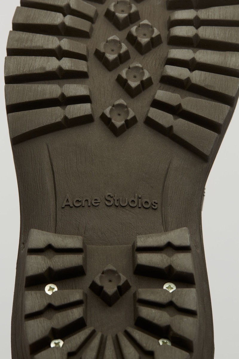 Chelsea leather boots black/dark brown 5