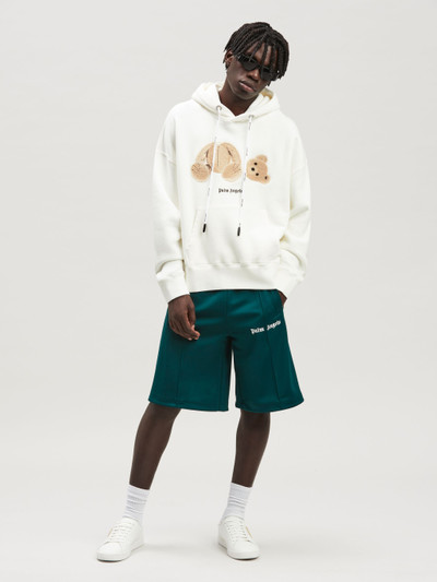 Palm Angels bear-print hoodie outlook