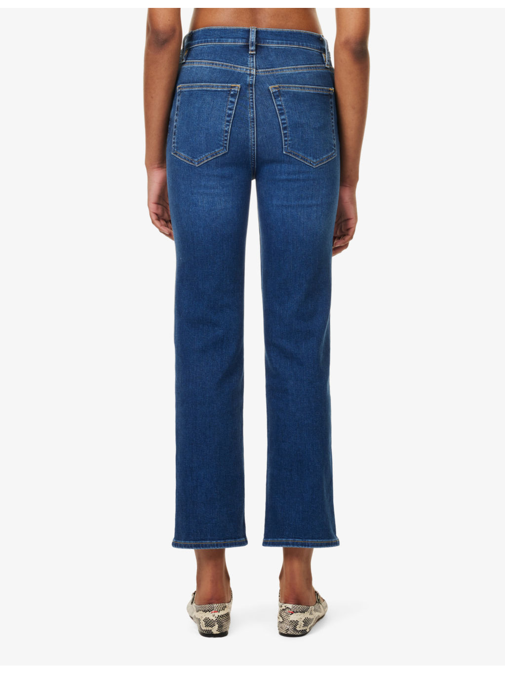 Le Sleek Five-Pockets Straight-Leg High-Rise Stretch-Denim Blend Jeans - 4