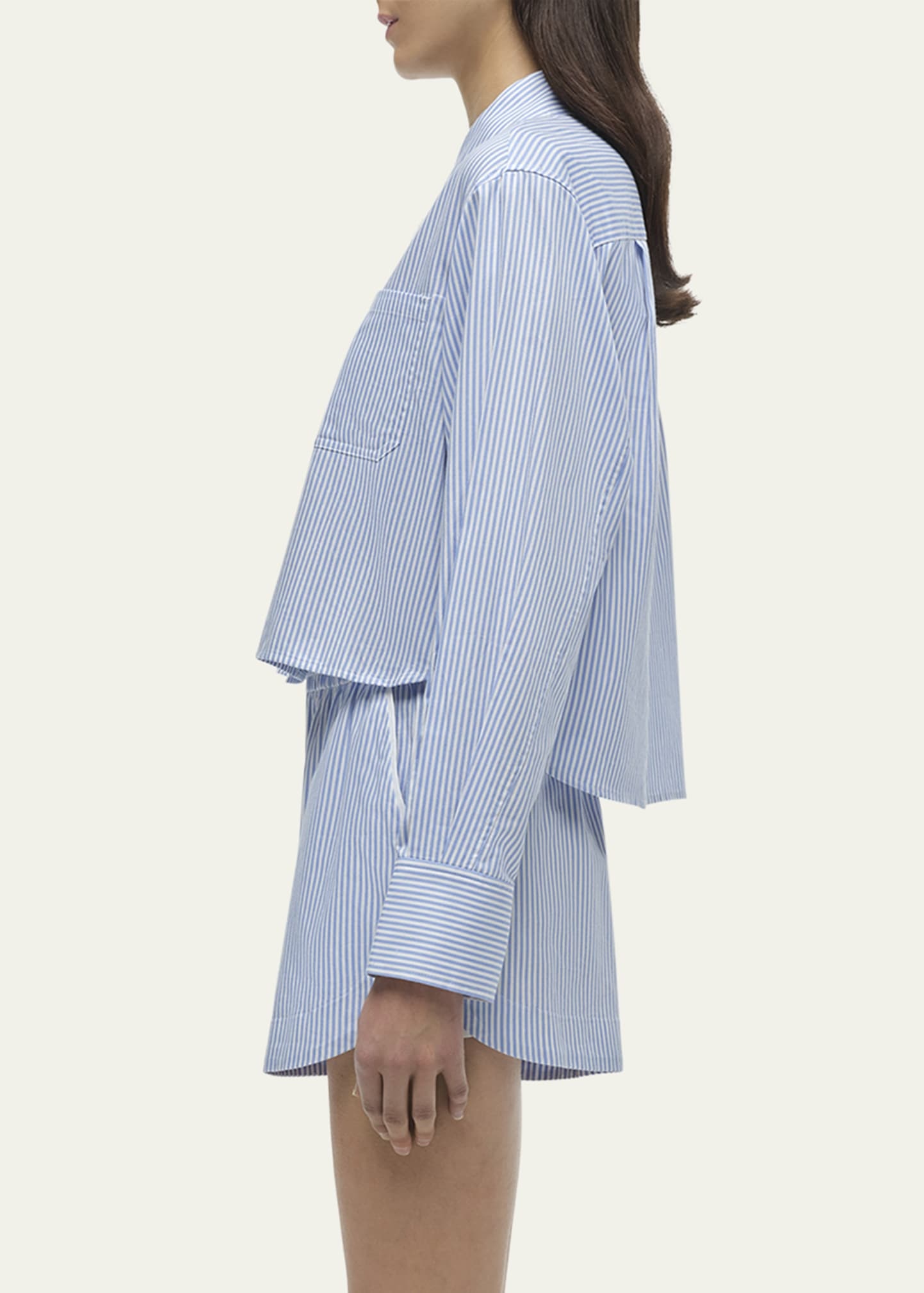 Renata Long-Sleeve Crop Shirt - 4