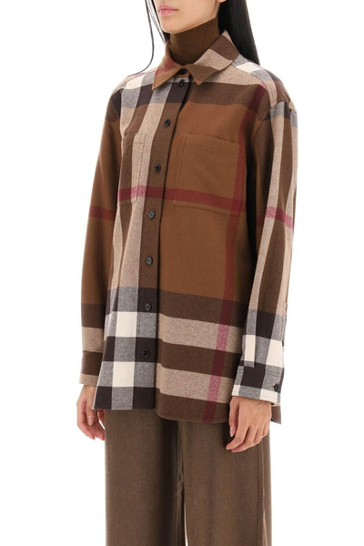 Burberry AVALON OVERSHIRT IN CHECK FLANNEL outlook