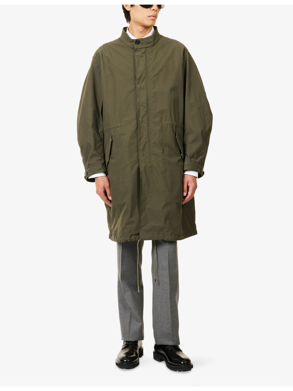 Twisted Logo-Print Cotton-Blend Parka - 2
