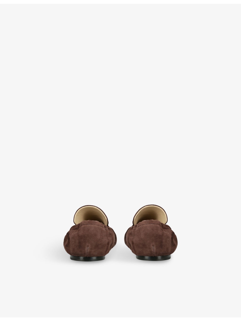 Moccassino Elasticated-Back Suede Pumps - 4