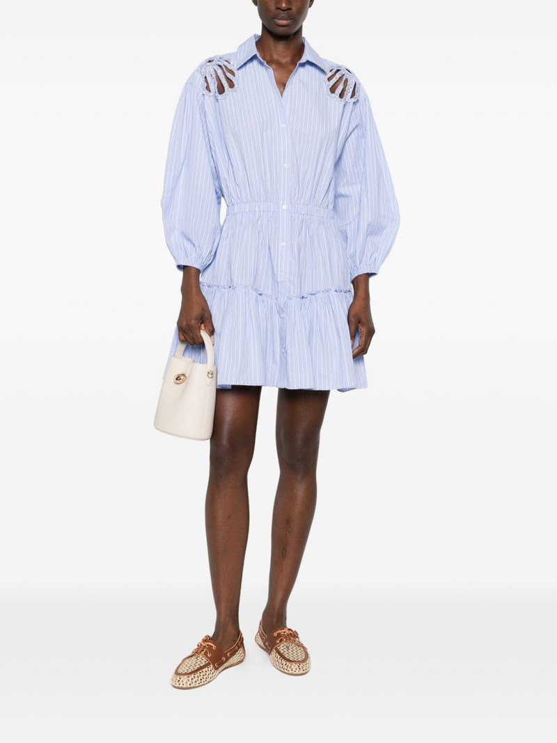 Sandro striped-pattern mini dress outlook