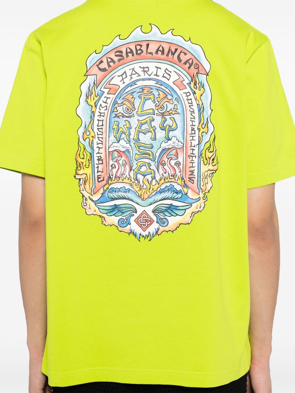 casa way skate printed T-shirt - 4