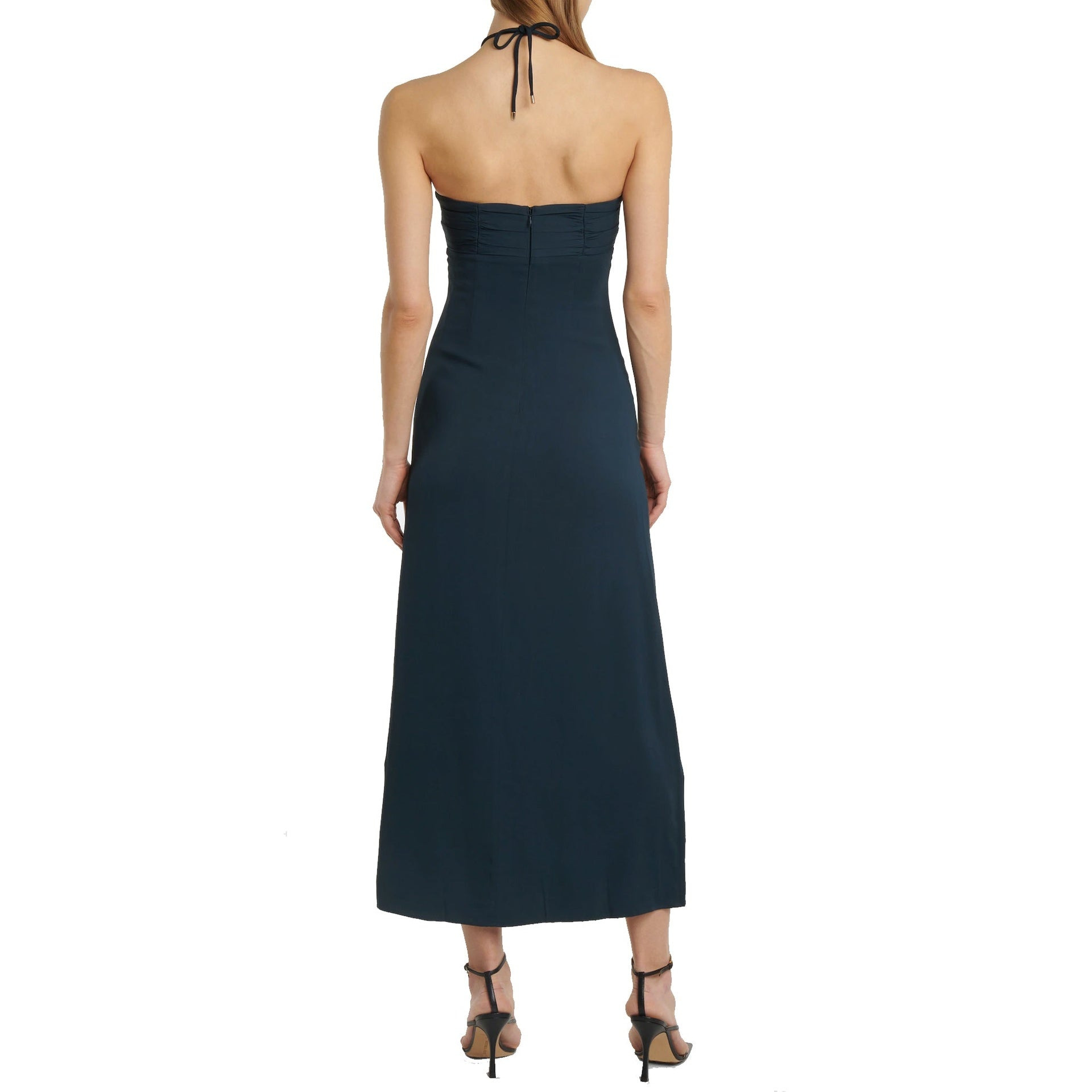 Self-Portrait Cut-Out Ruched Maxi Dress Women - 3