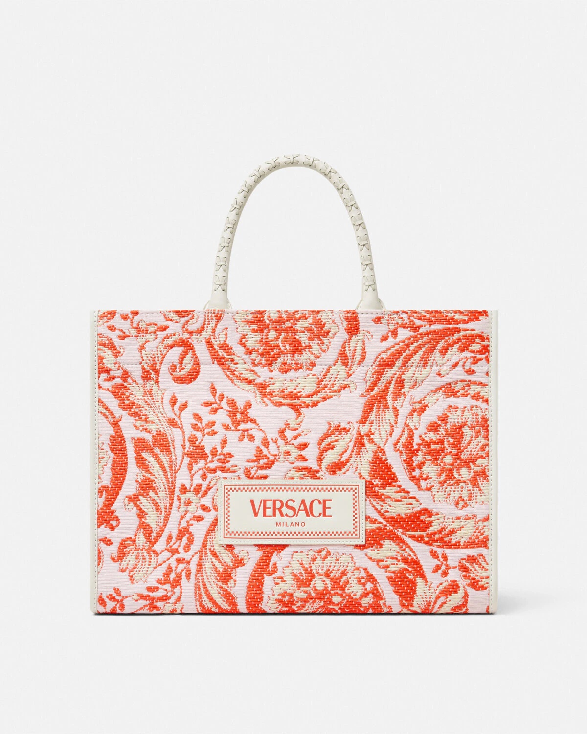 Barocco Athena Raffia Medium Tote Bag - 1