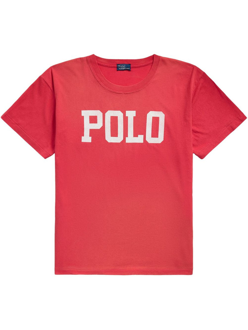 logo cotton T-shirt 1
