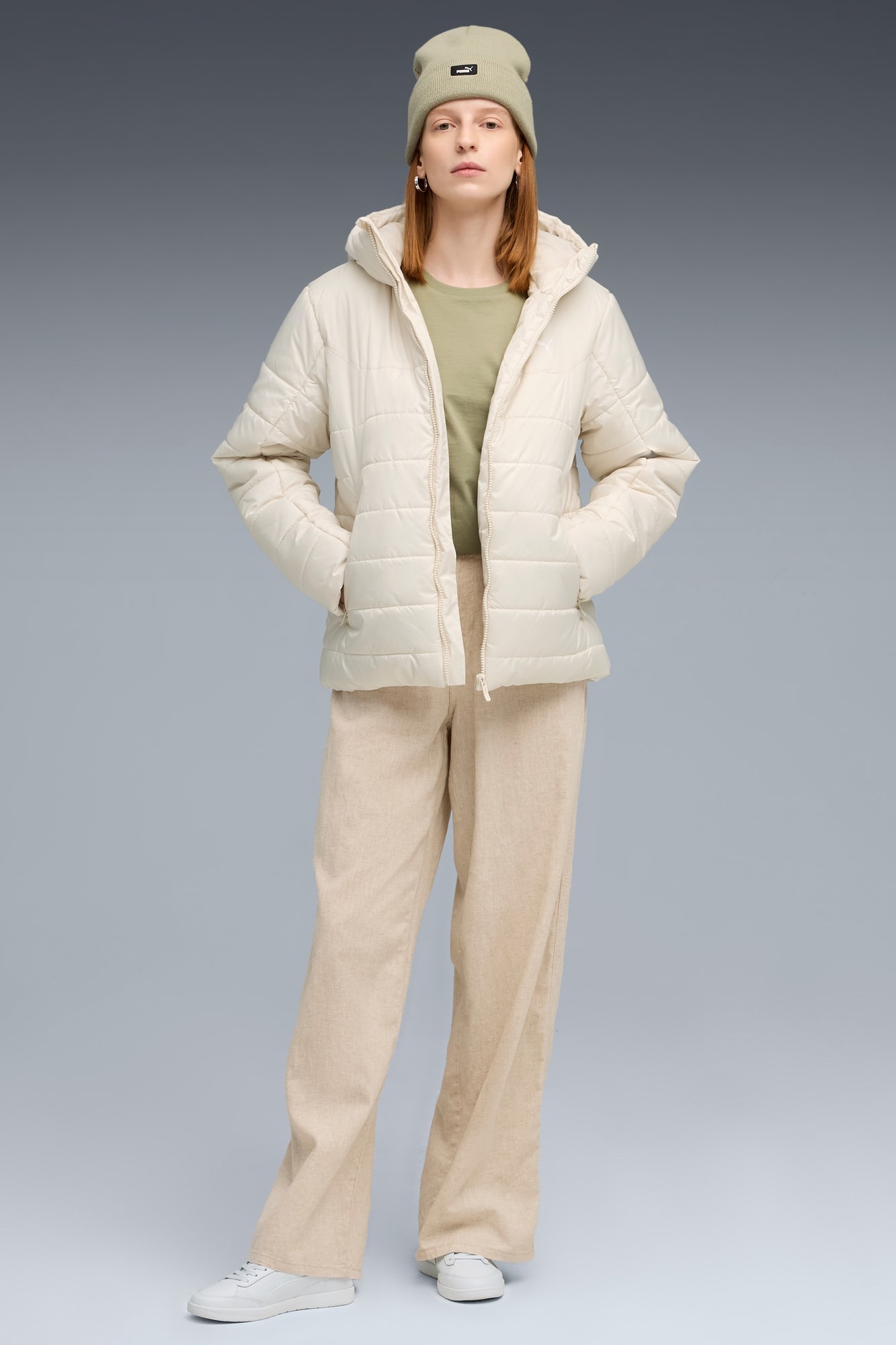 ESS Hooded Padded Jacket Women - 5