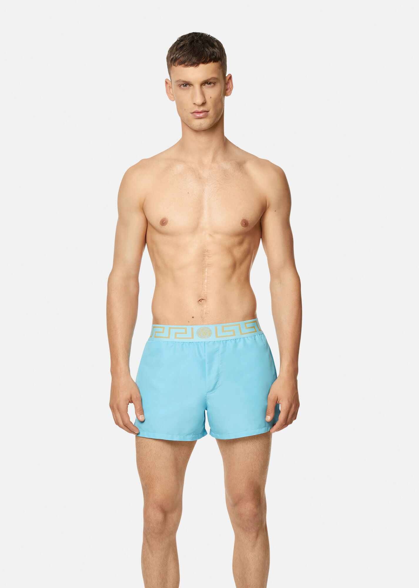 Greca Border Short Swim Shorts - 2