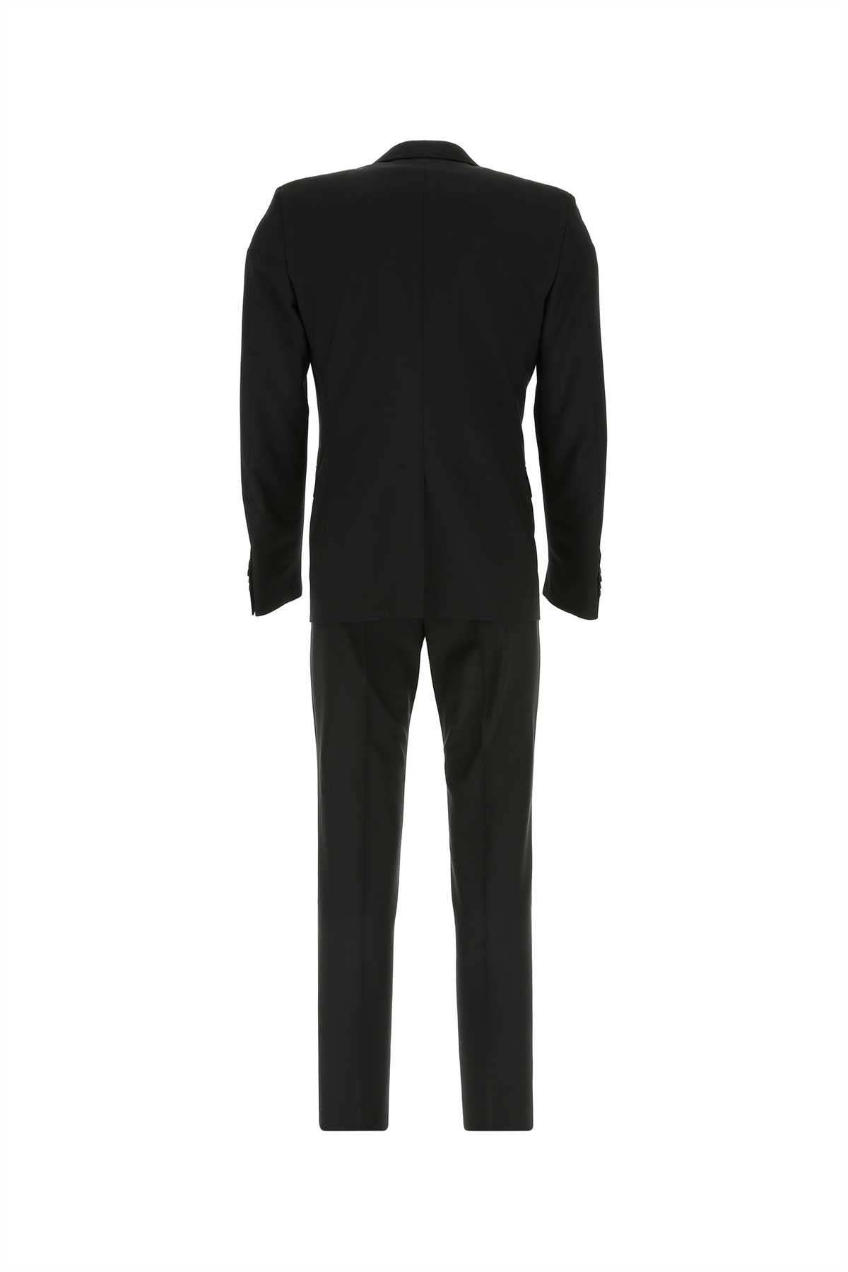 Prada Men Black Wool Blend Suit - 2