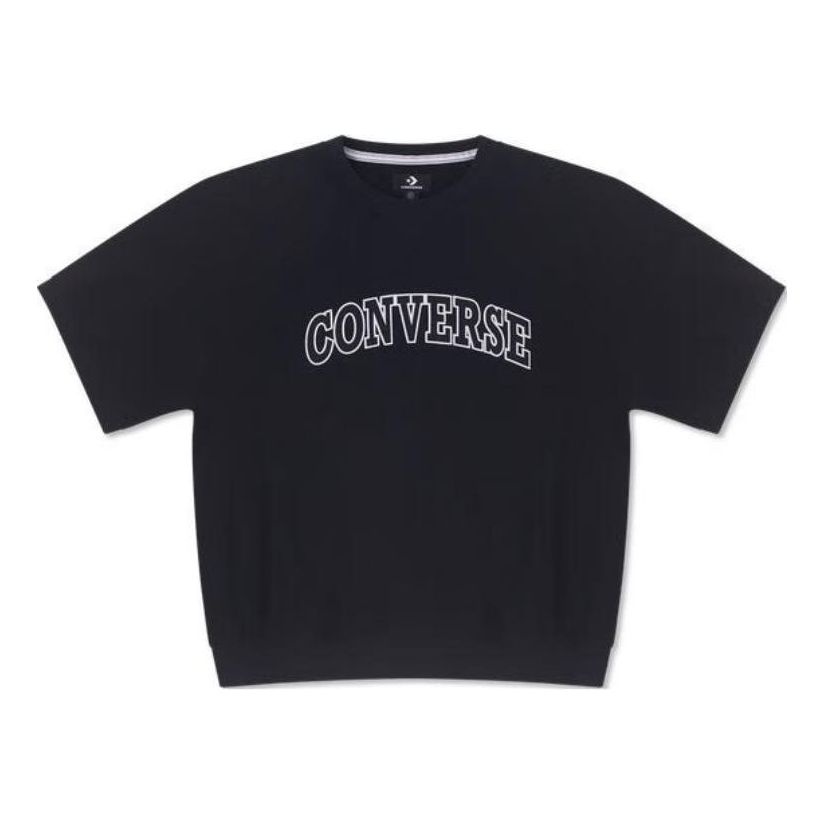 Converse Retro Chuck Crew T-shirt 'Black' 10026428-A01 - 1