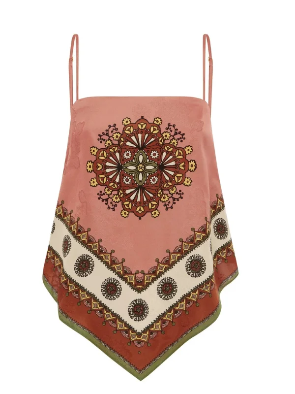 Contina Scarf Top in Multi - 1