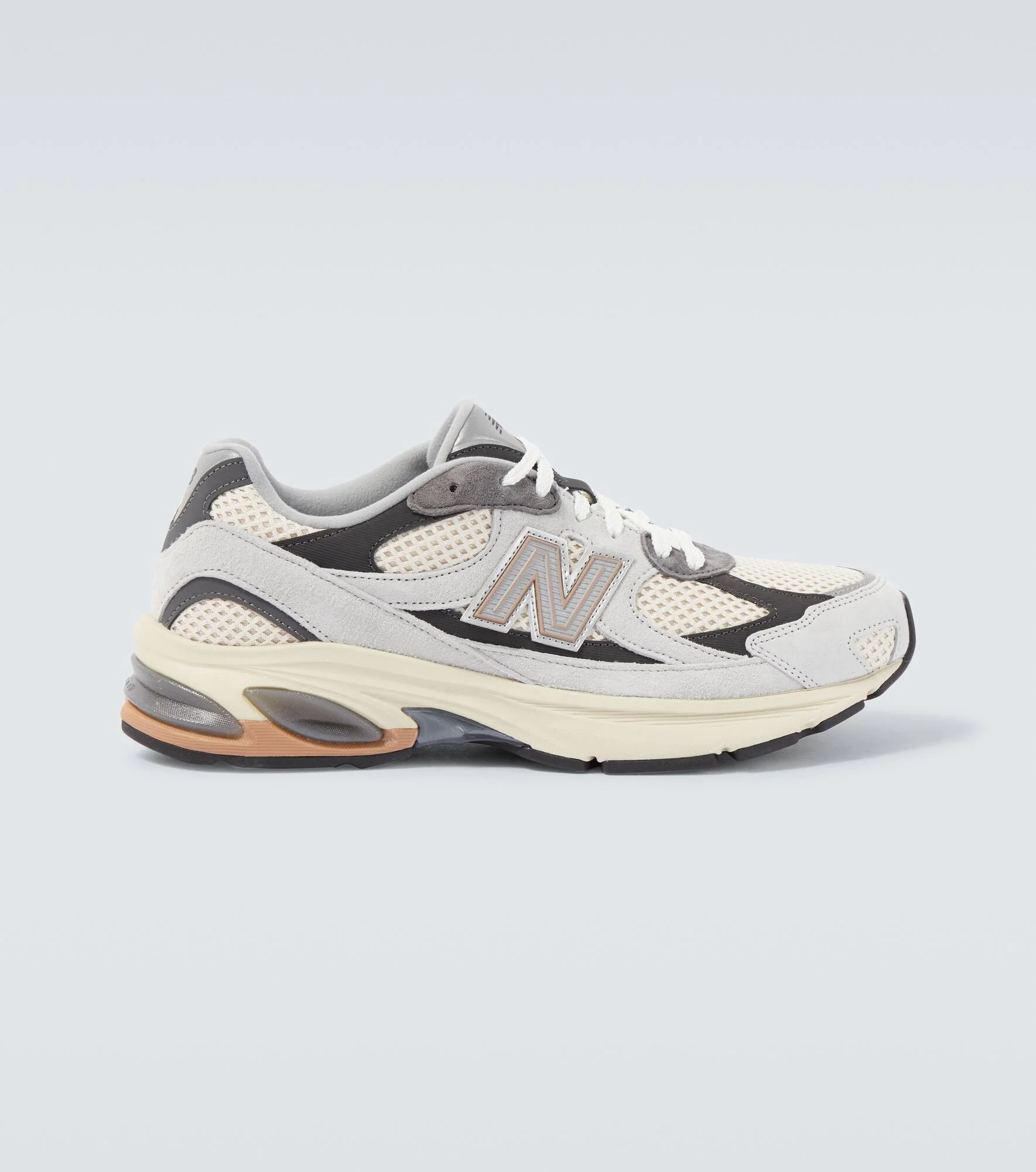 2010 mesh and suede sneakers - 1