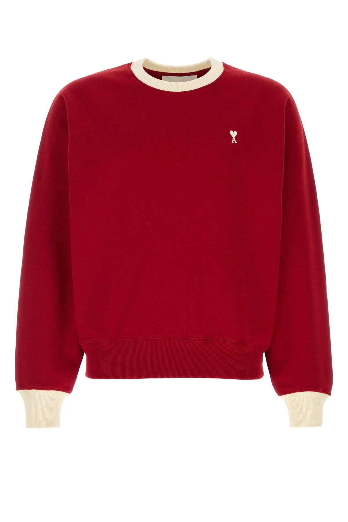 Red cotton sweatshirt - 1