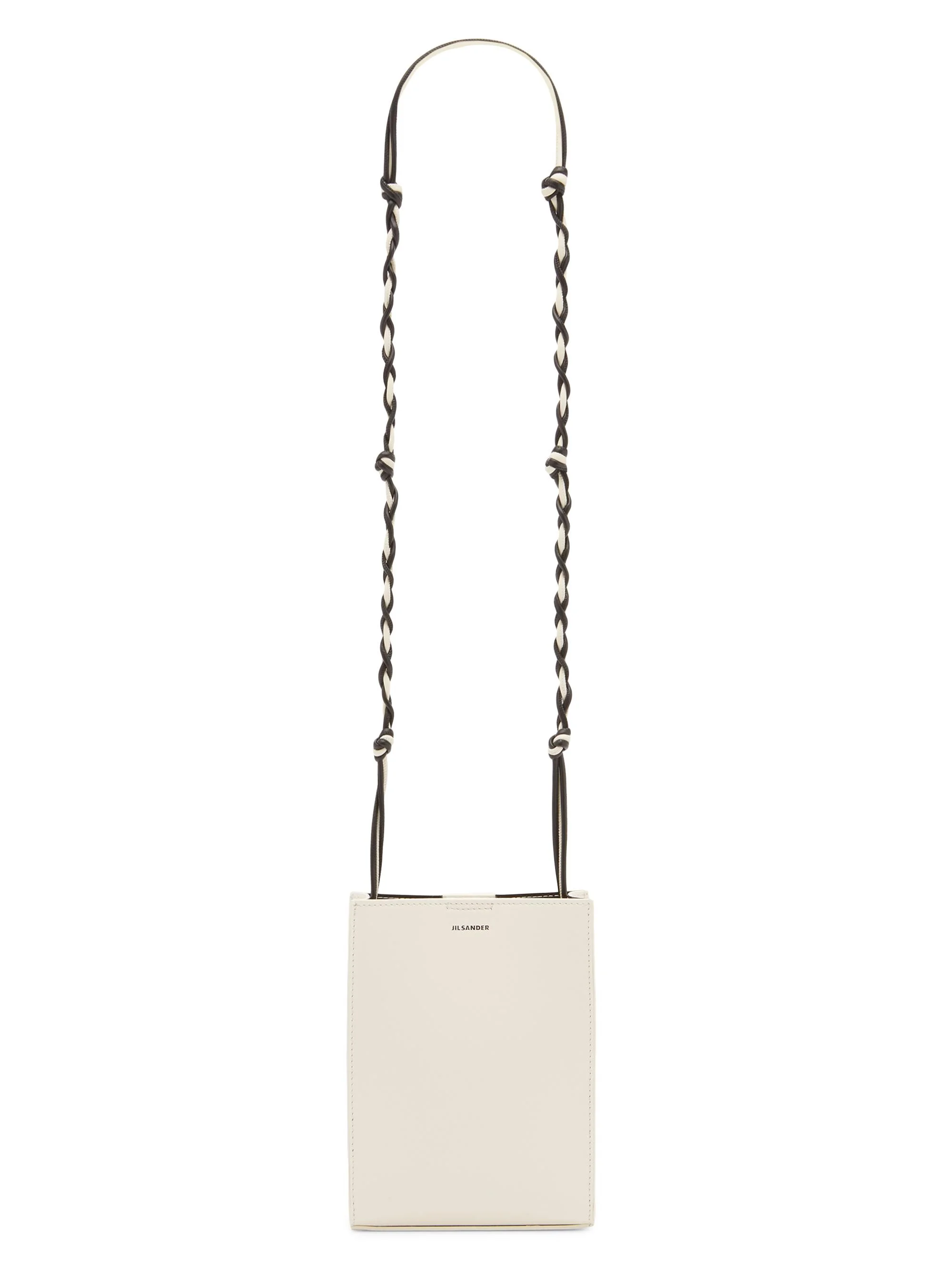 Women's Tangle Small Leather Crossbody Bag - Eggshell - 1