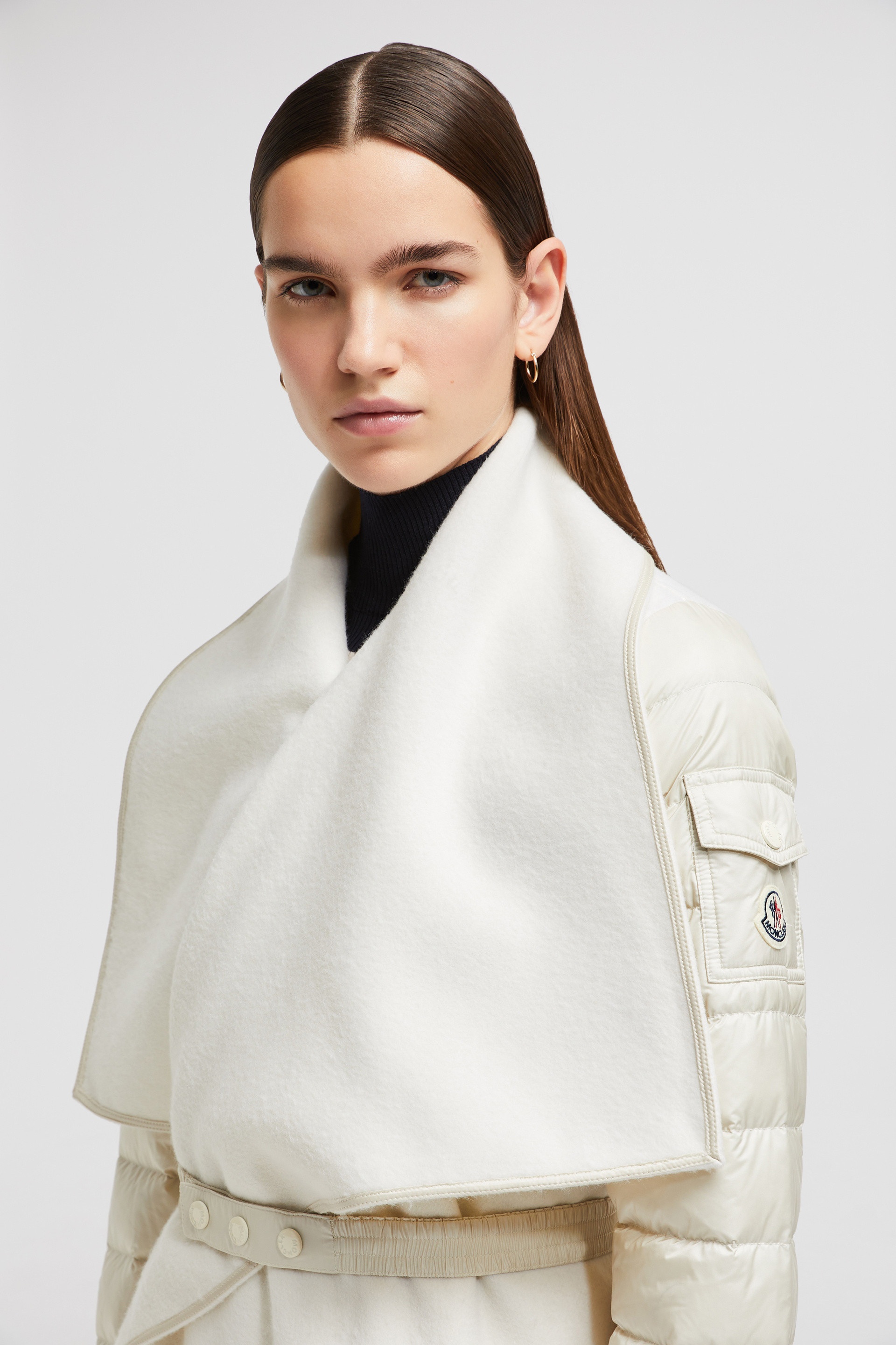 Padded Wool Felt Cape - 4