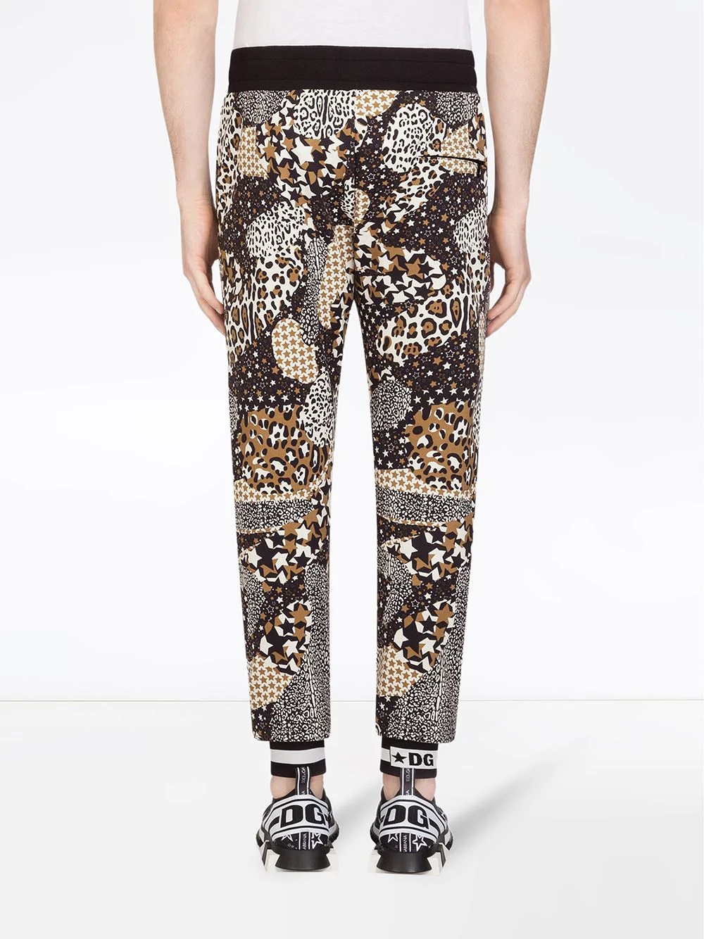 mix-print track pants - 4