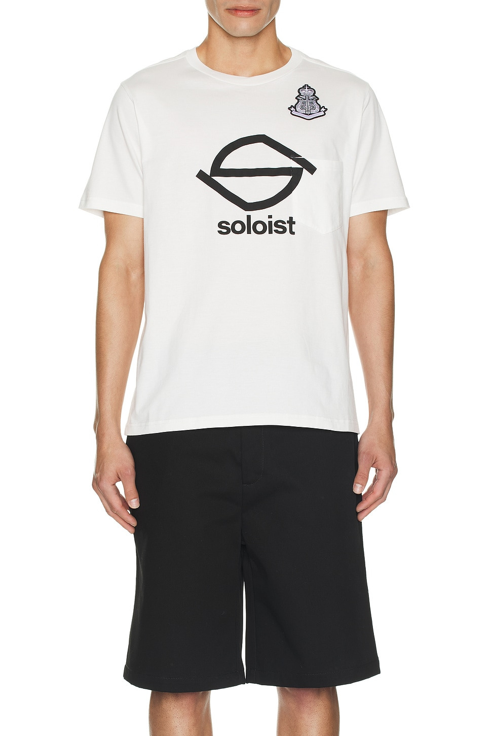 S Logo And Bone Emblem Pocket Tee - 4