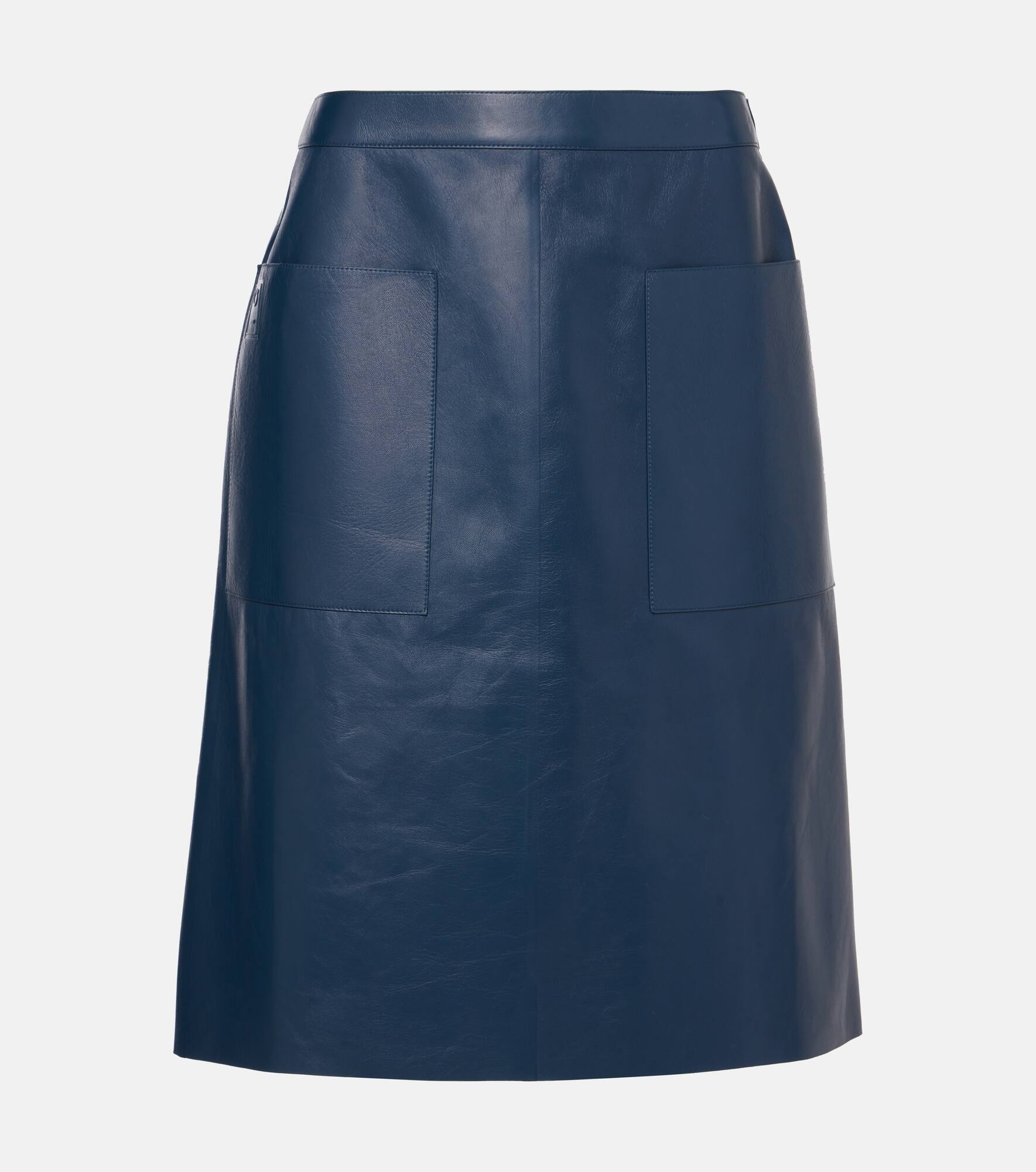 Leather pencil skirt - 1
