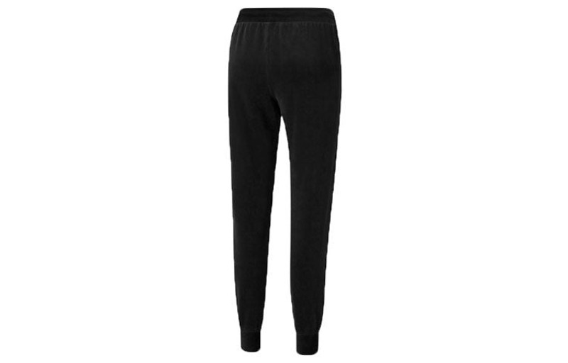 PUMA (WMNS) PUMA Iconic Embroidery Logo Knitting Trousers Black 532951-01 outlook