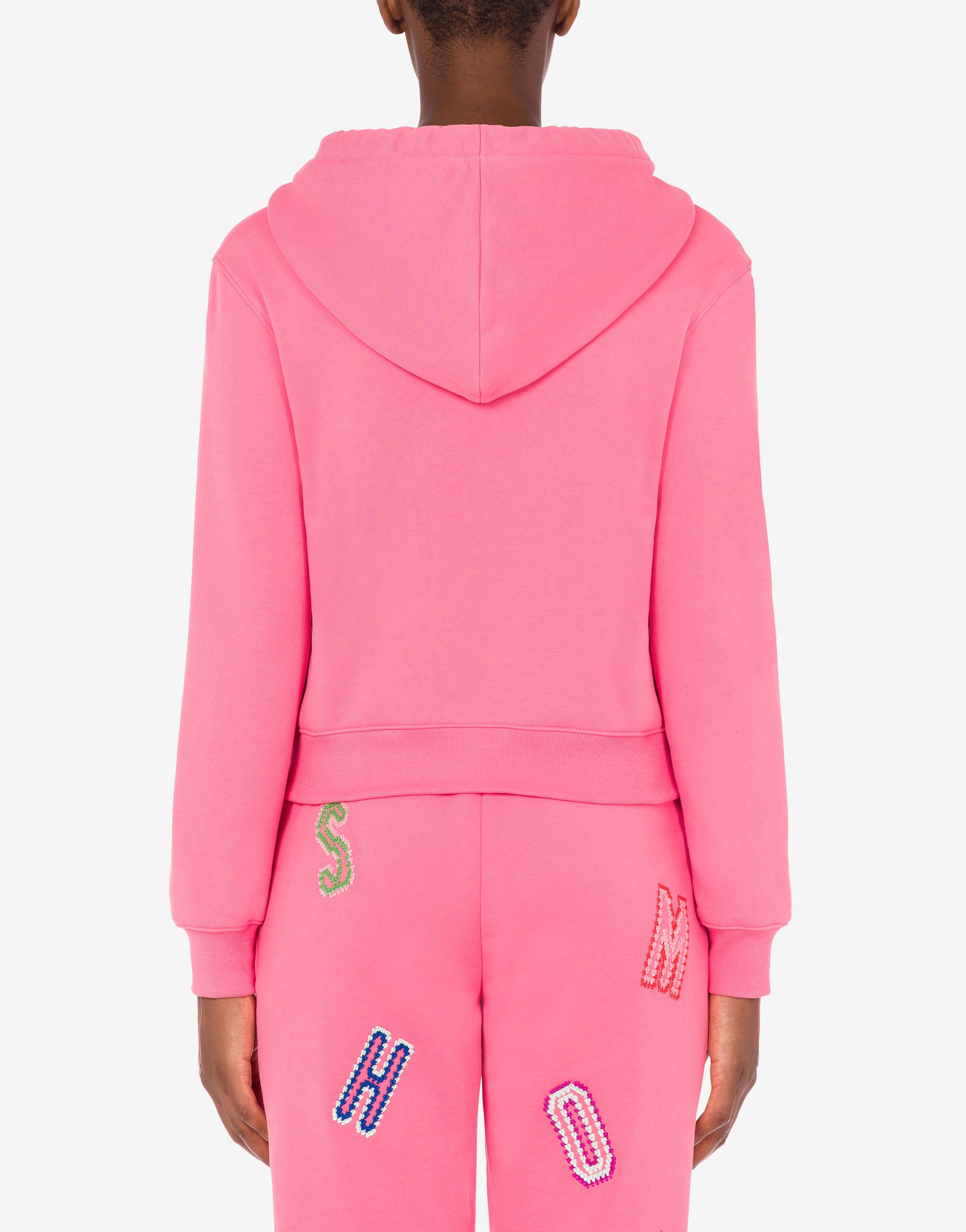 CROCHET LOGO ORGANIC COTTON HOODIE - 3