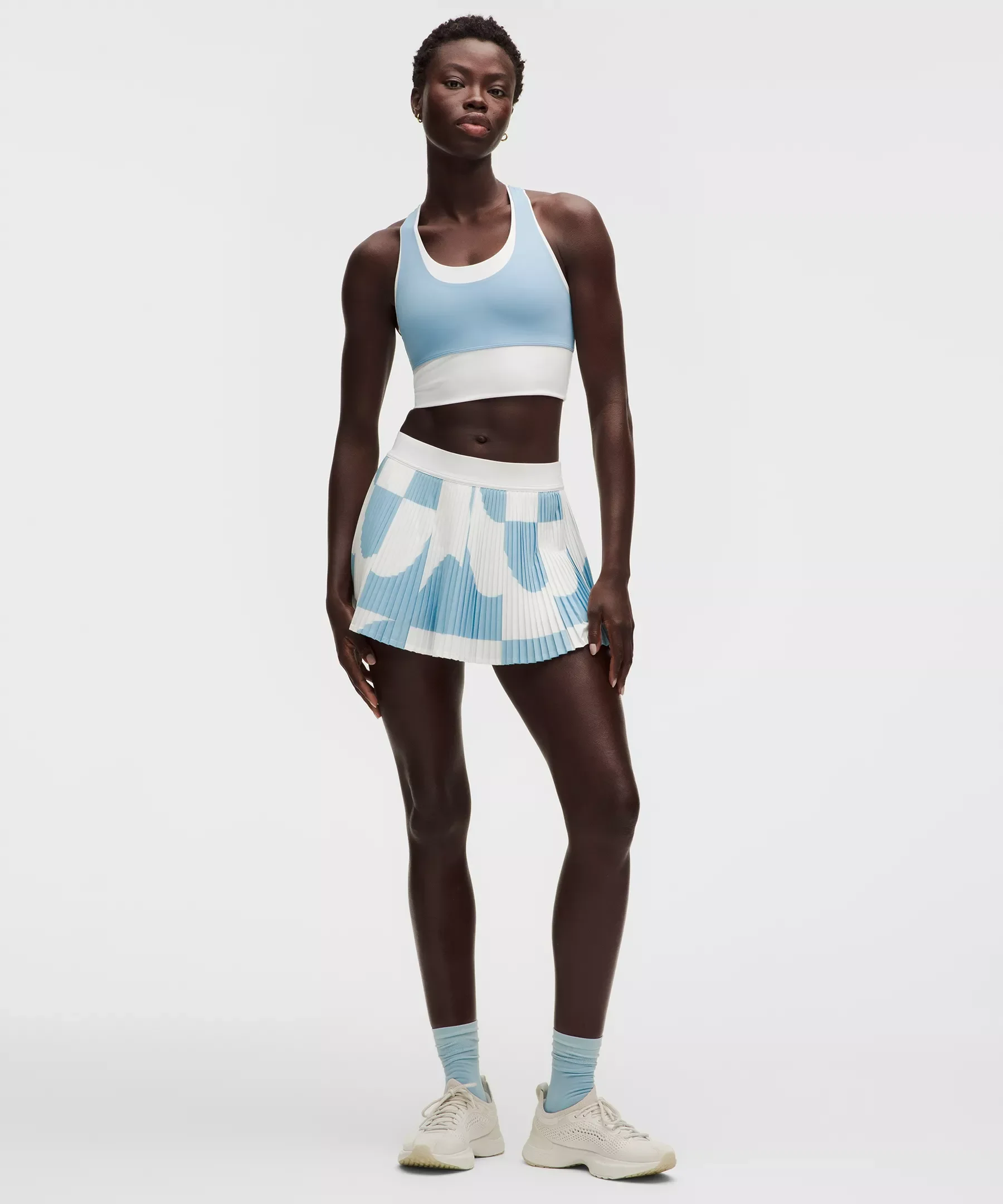 RePleat High-Rise Pleated Tennis Skirt *Contrast - 1