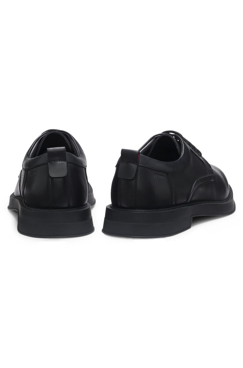 DERBY SHOES IN LEATHER WITH PERFORATED MONOGRAMS 5