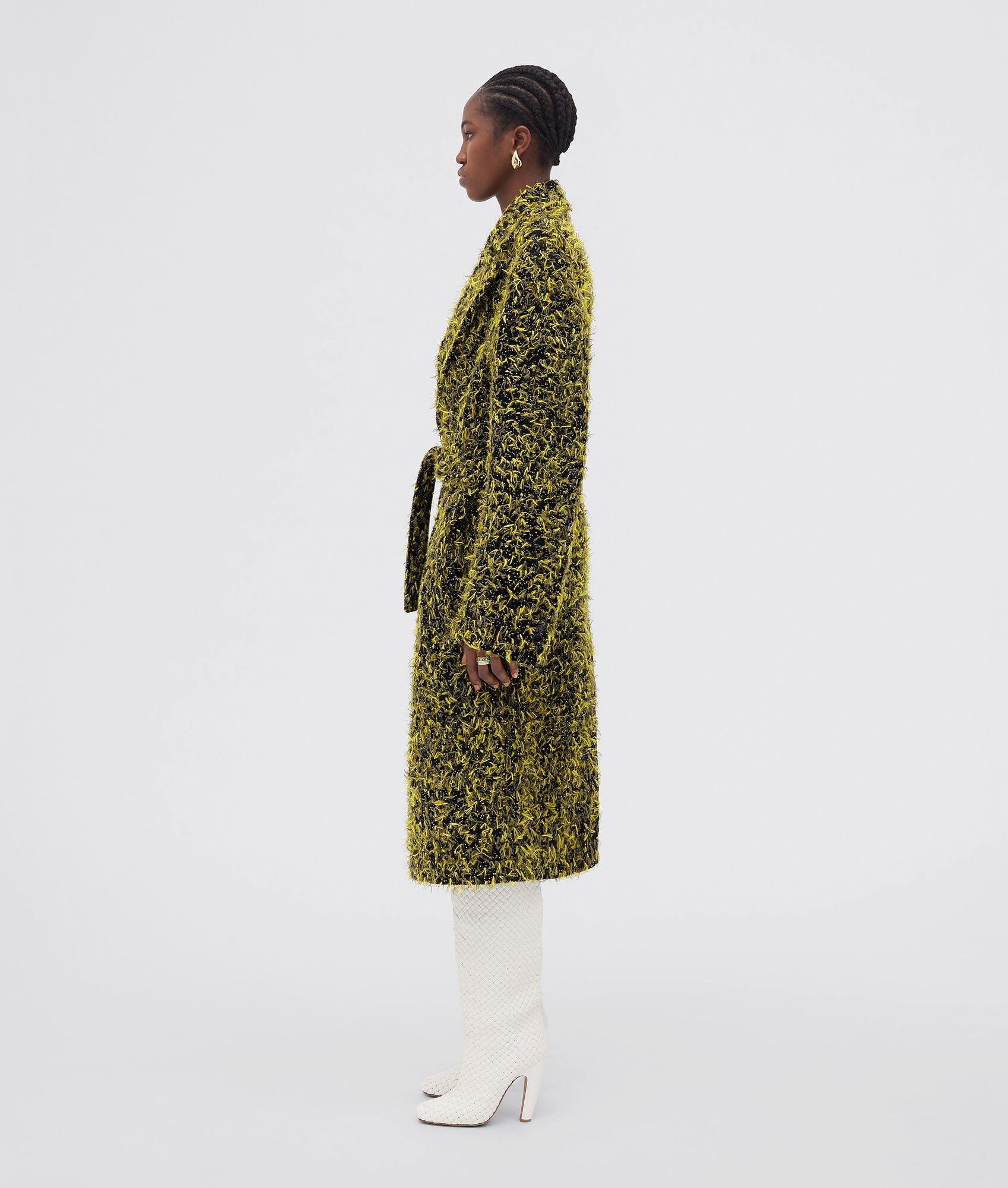 Fil Coupé Wool Coat - 2