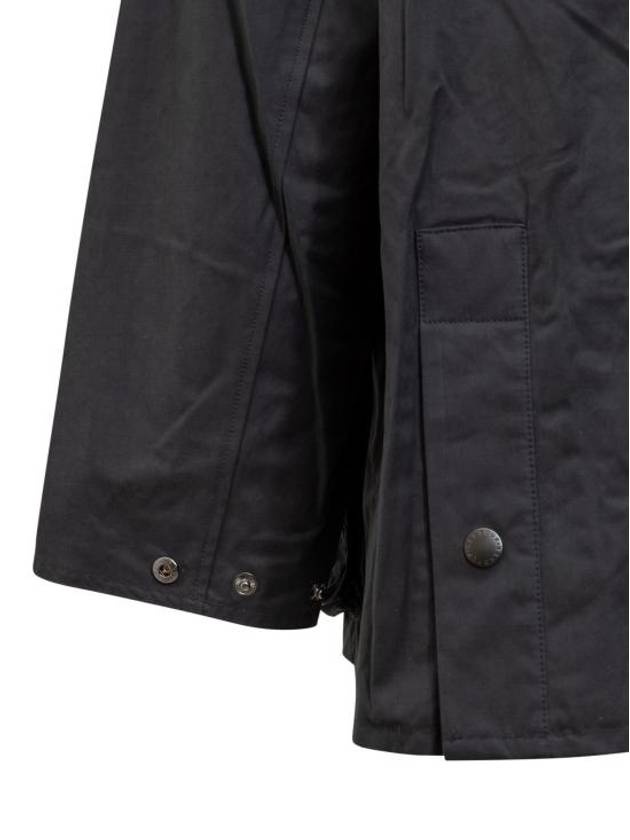 OS Pitched Bedale Casual Non-Wax Jacket Black - 4