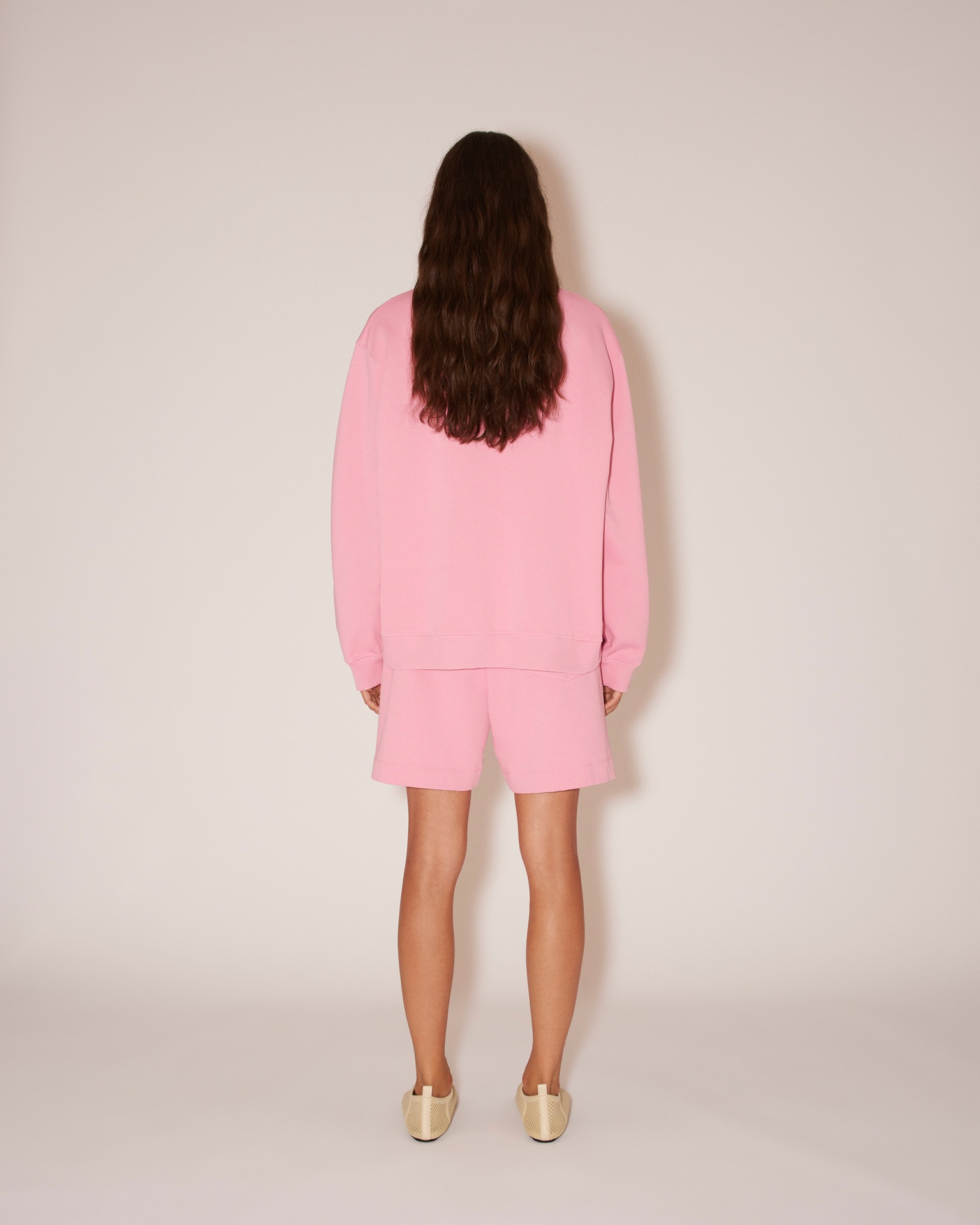 REMY - Organic cotton logo sweatshirt - Pink - 7