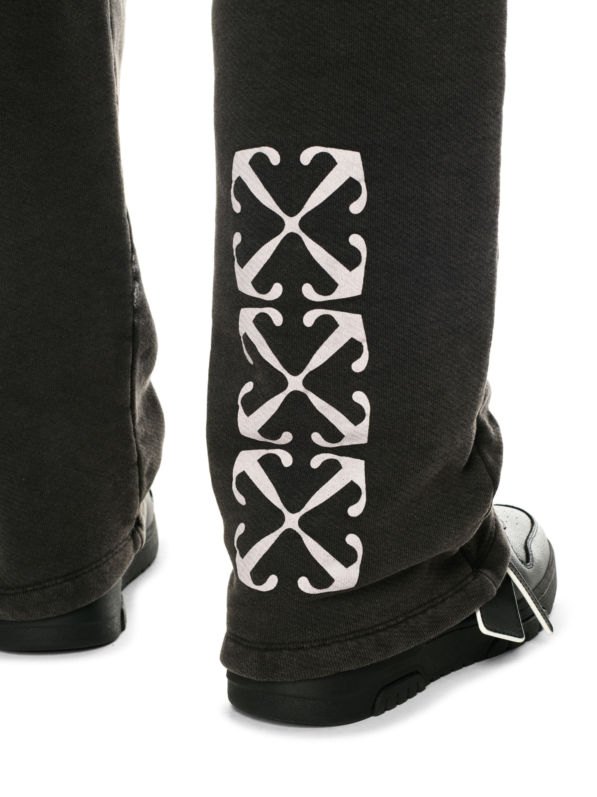 Black Blurred Mary Sweatpants - 5