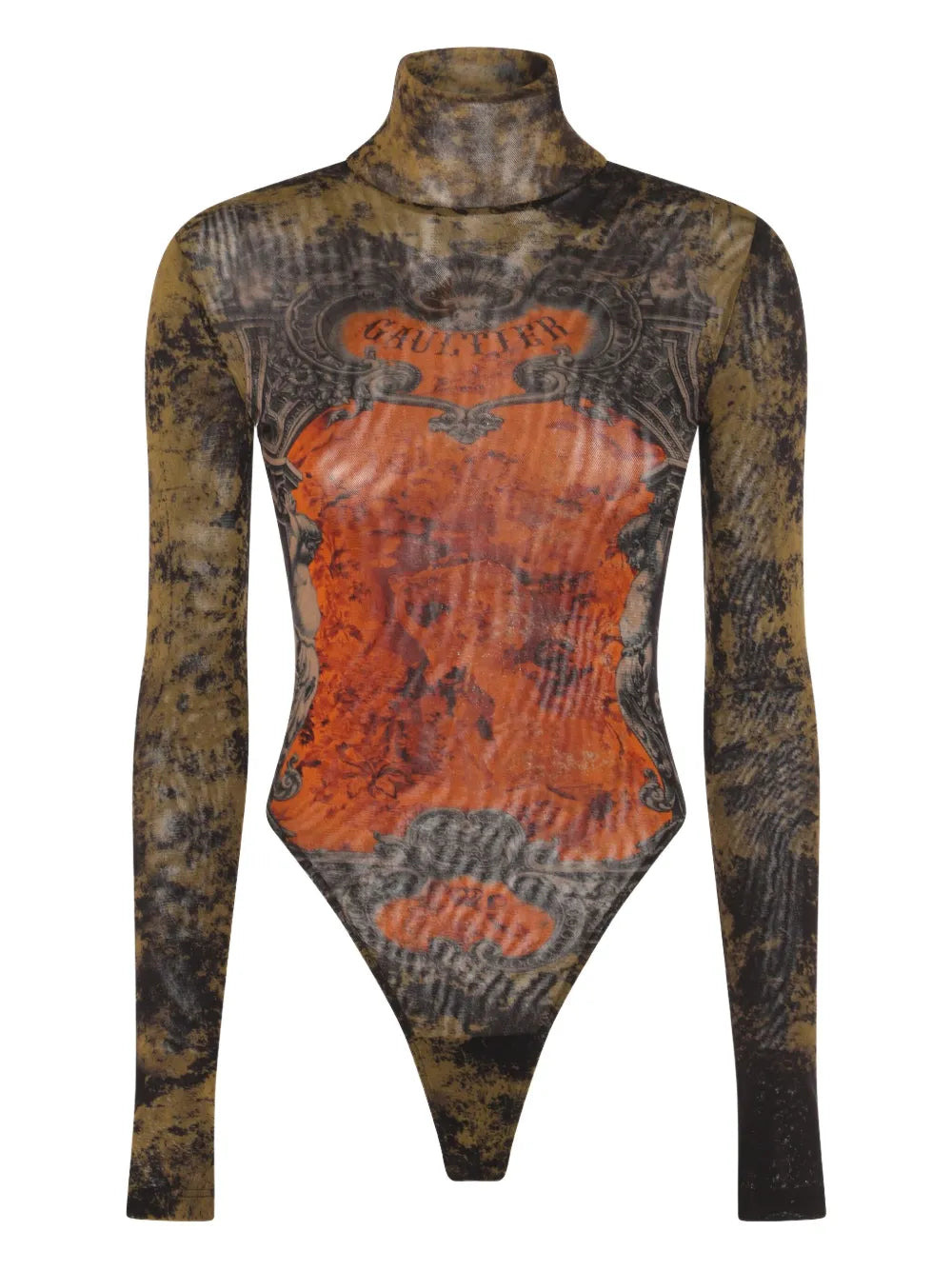 Jean Paul Gaultier Women Graphic Print Bodysuit - 1