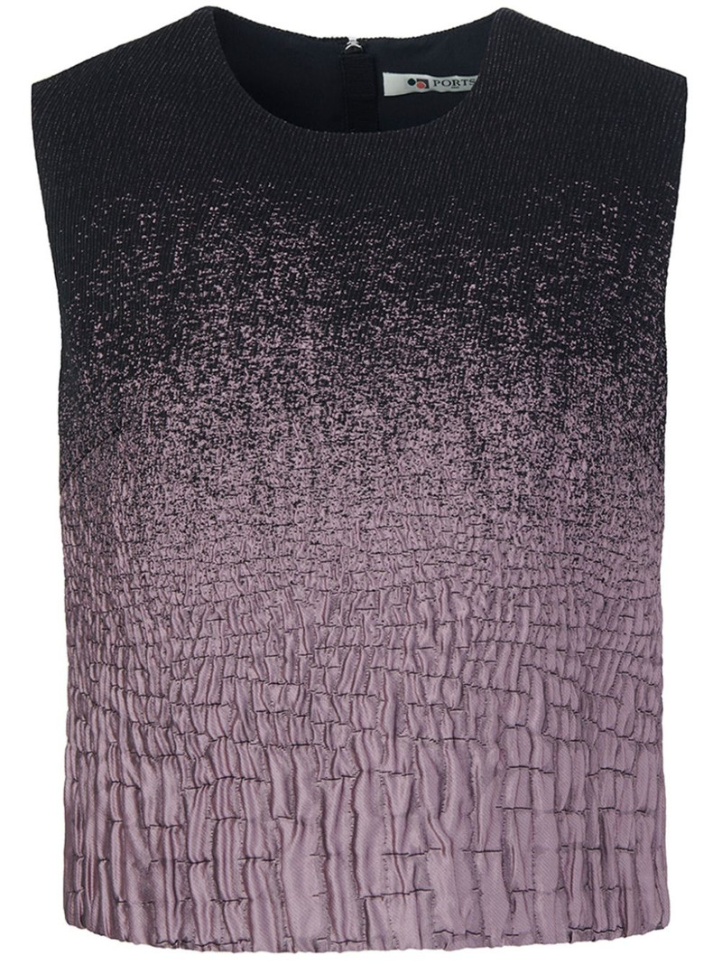 gradient-effect textured top 1