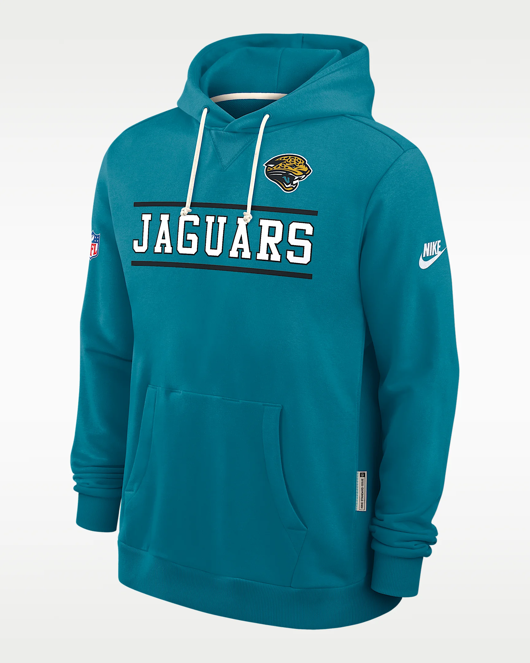 Jacksonville Jaguars Alt Standard Issue Men's Nike Dri-FIT NFL Pullover Hoodie - 1