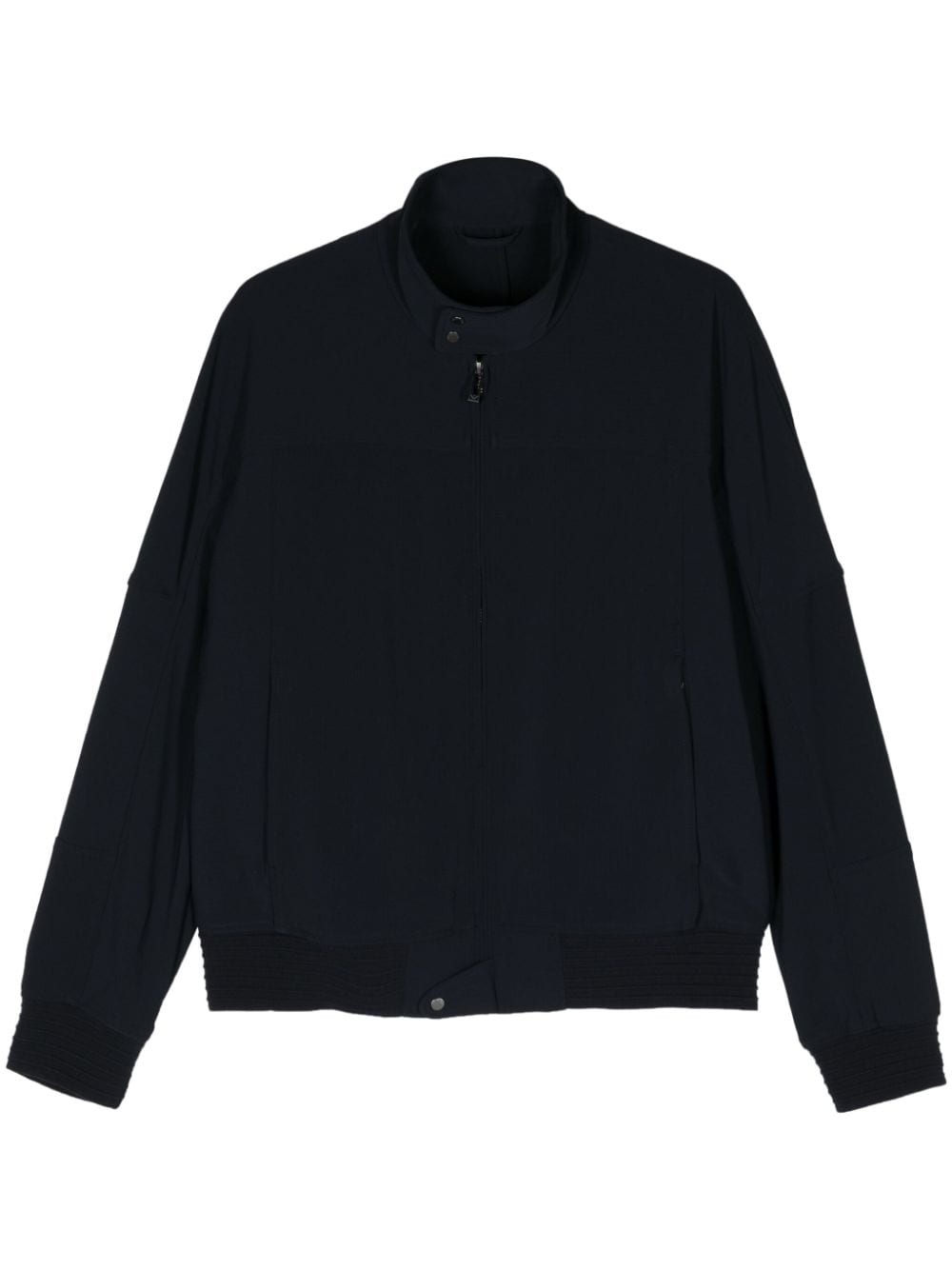 mock-neck zipped jacket - 1