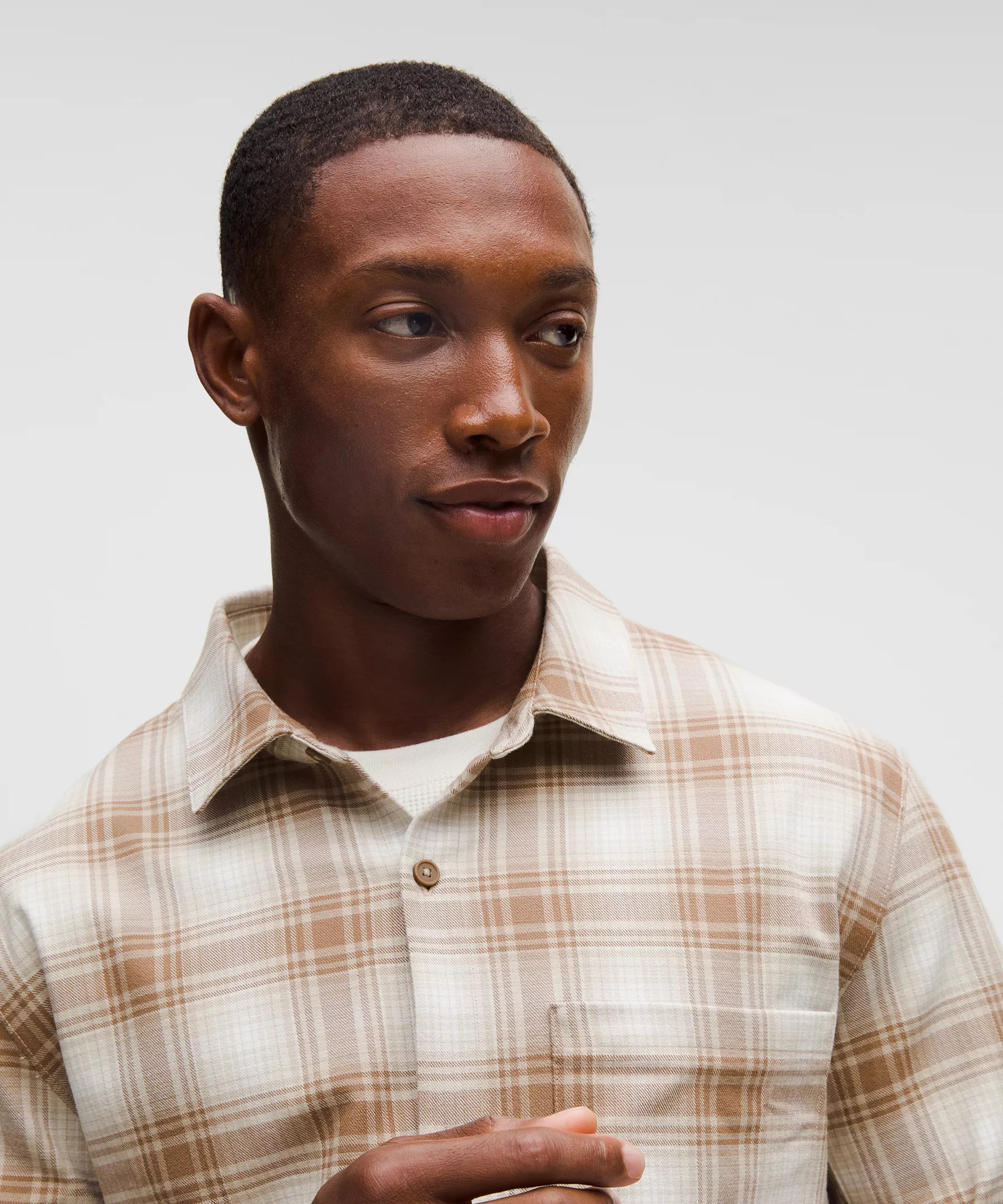 Brushed Woven Overshirt - 4