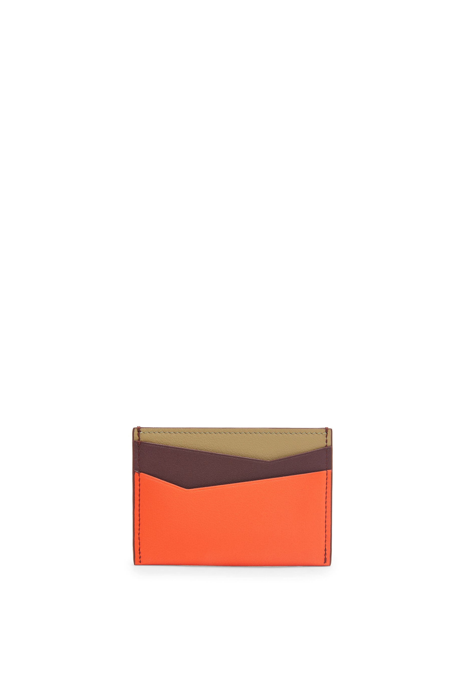 Puzzle plain cardholder in classic calfskin - 3