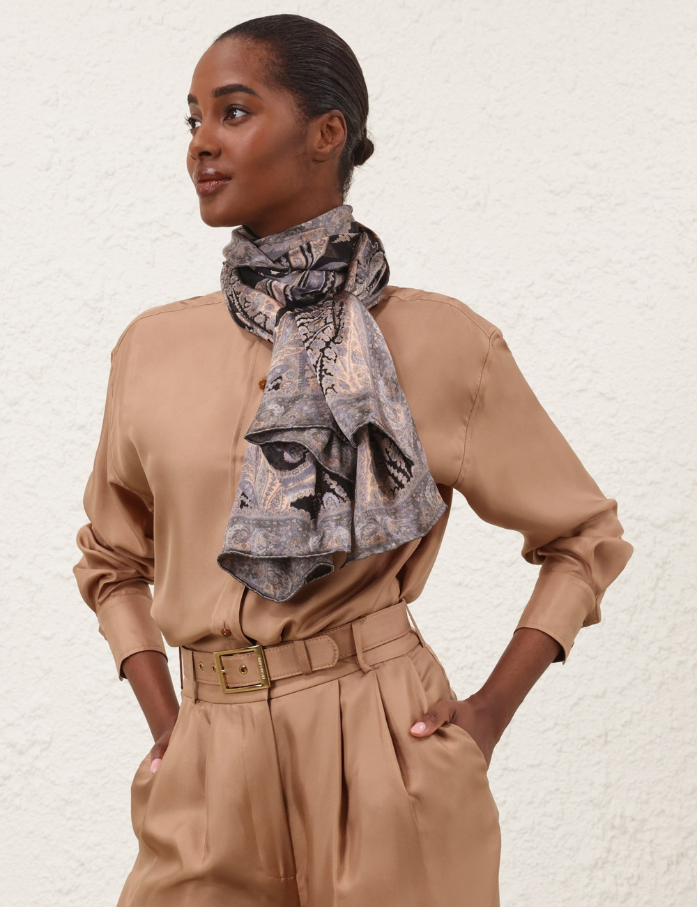DEVORE SILK STOLE - 2