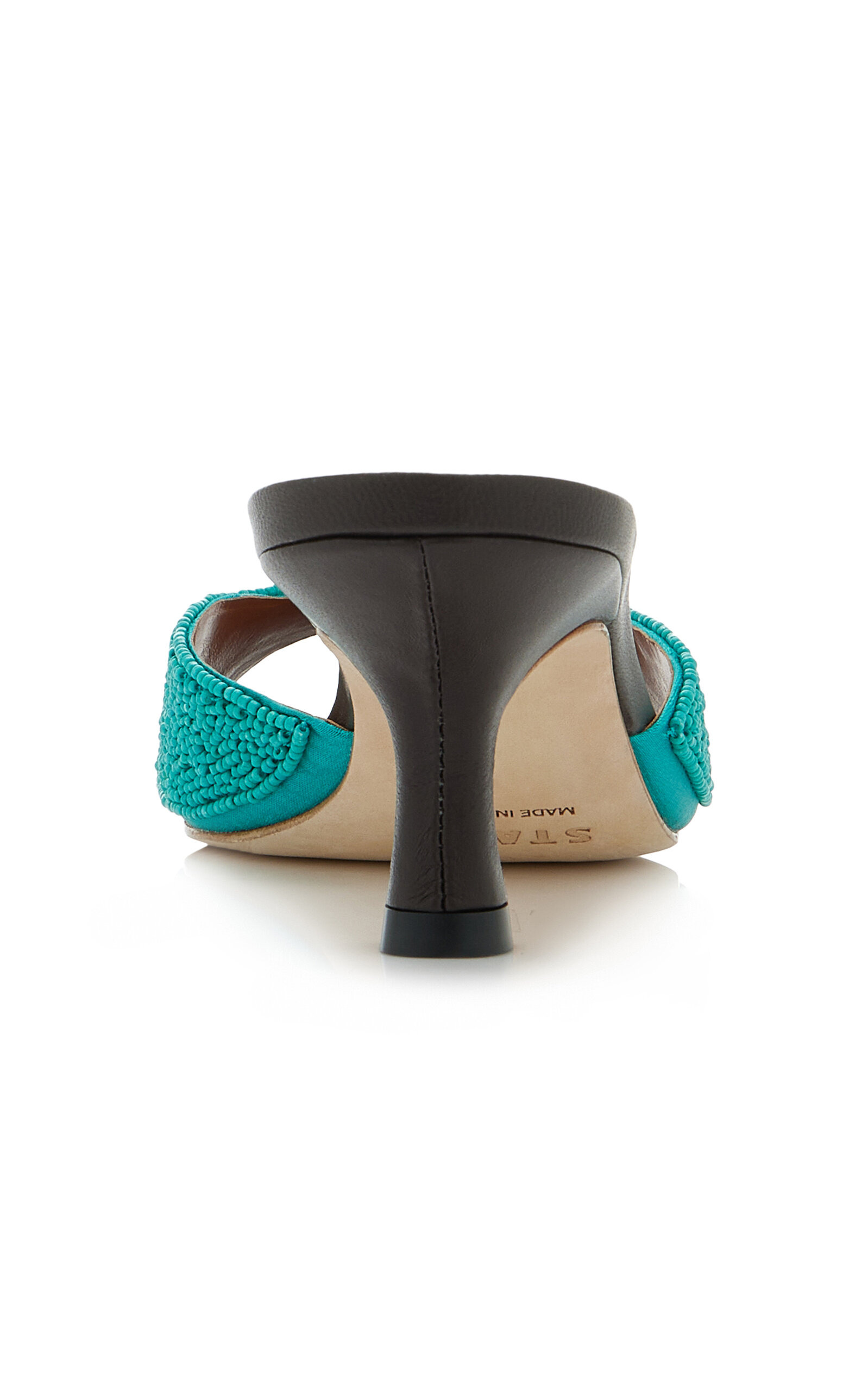 Brigitte Beaded Mules blue - 5