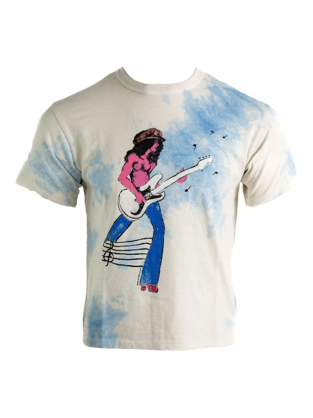 tie-dye graphic-print t-shirt - 1