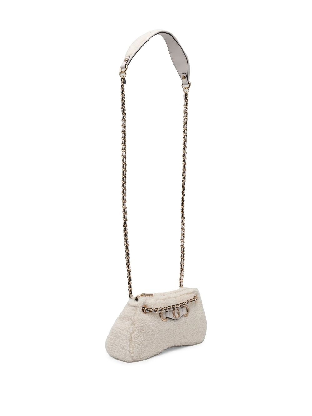 faux-fur shoulder bag - 2