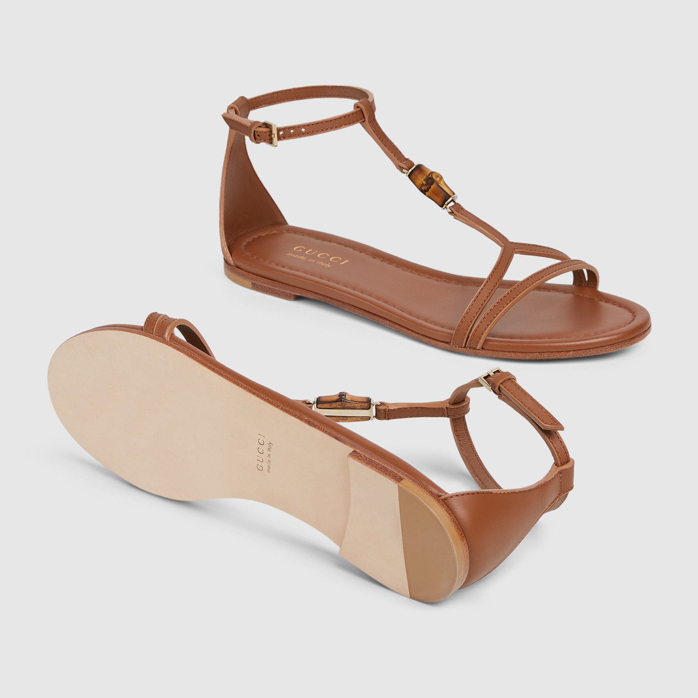 Women's sandal with bamboo detail - 7