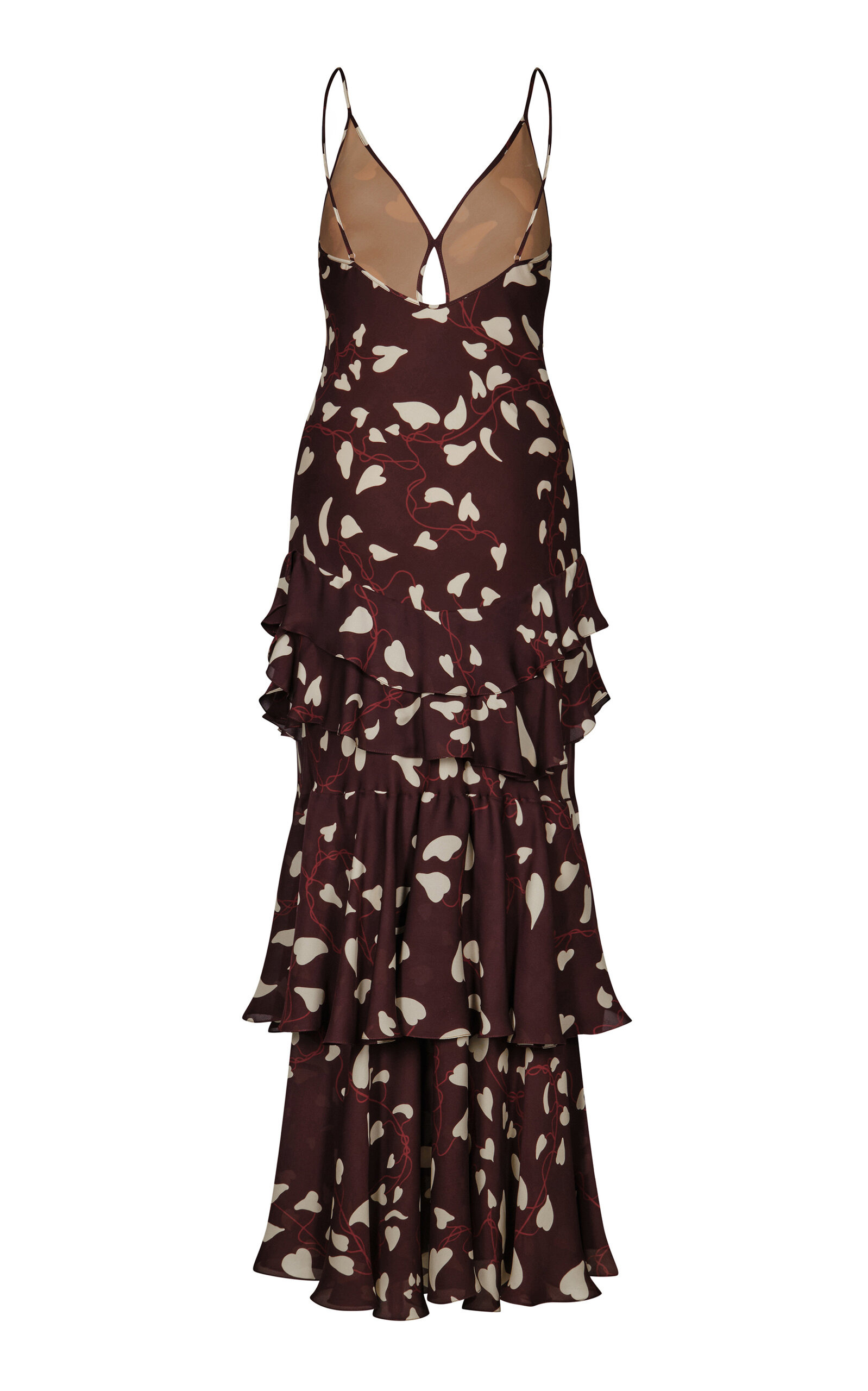 Reinterpretation Silk Maxi Dress brown - 4