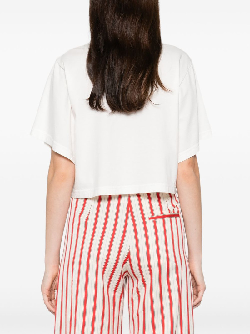 flower-detail T-shirt 4
