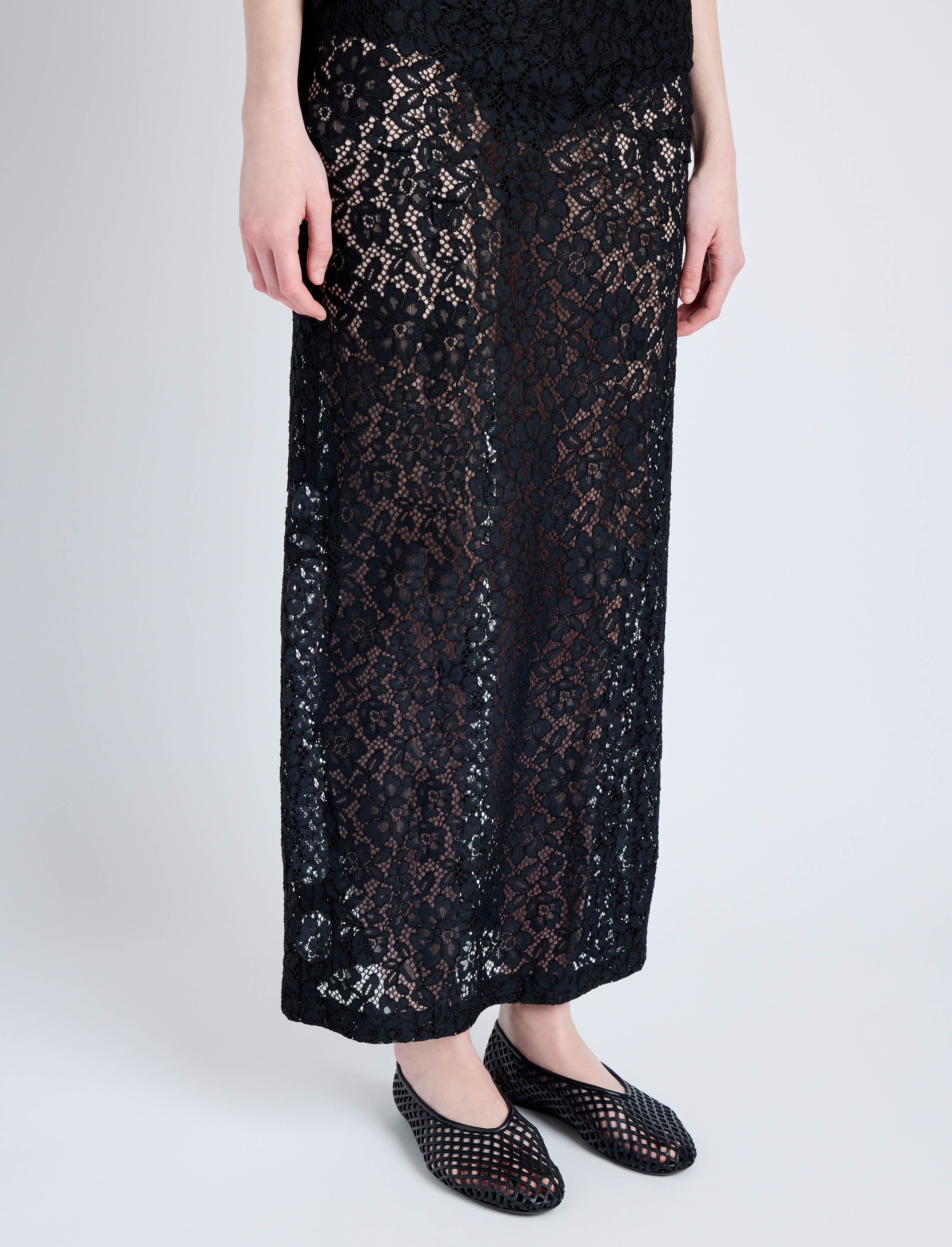 Jasmine Skirt in Stretch Lace - 5