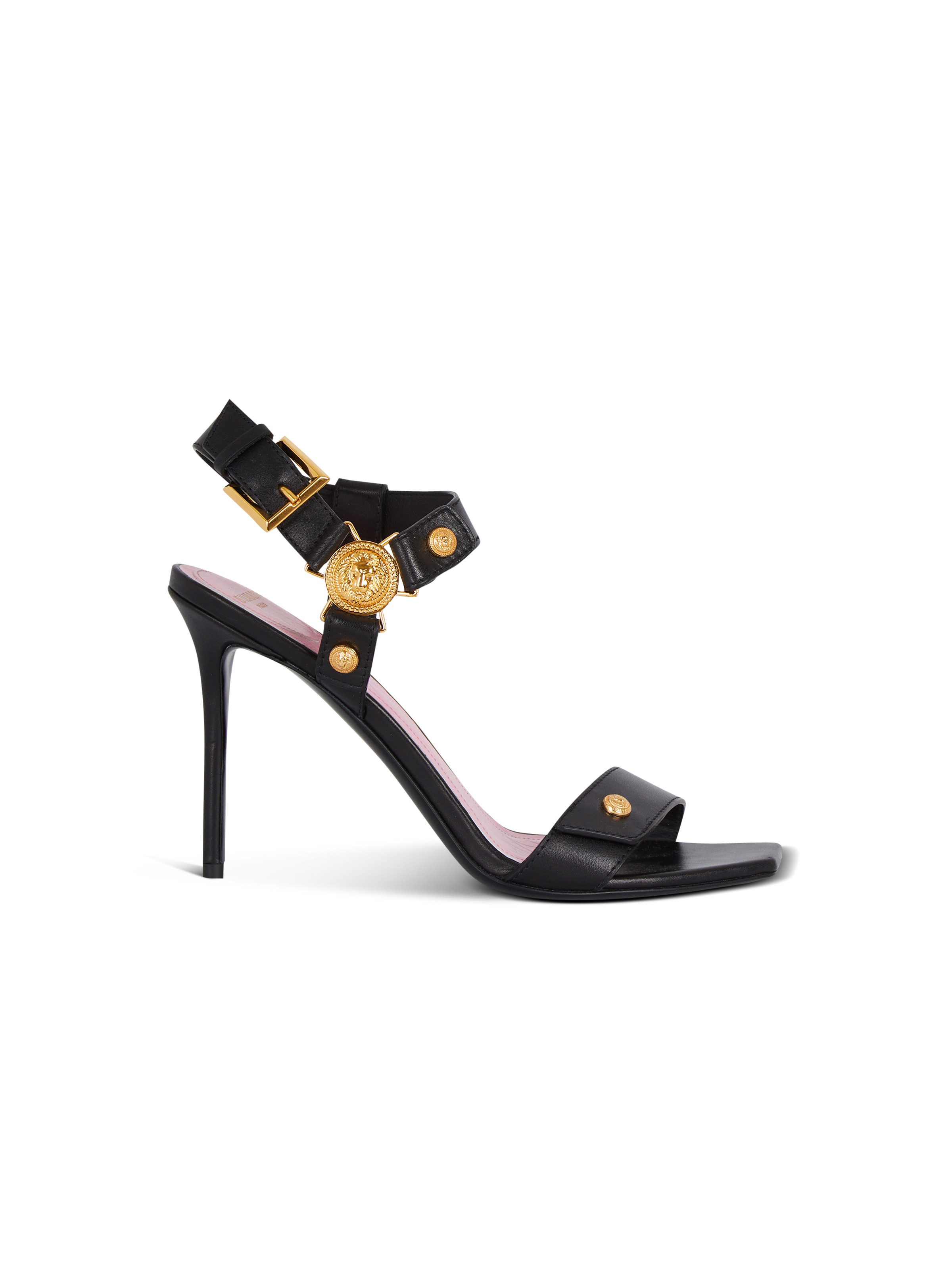 Heeled Eva sandals in calfskin - 1