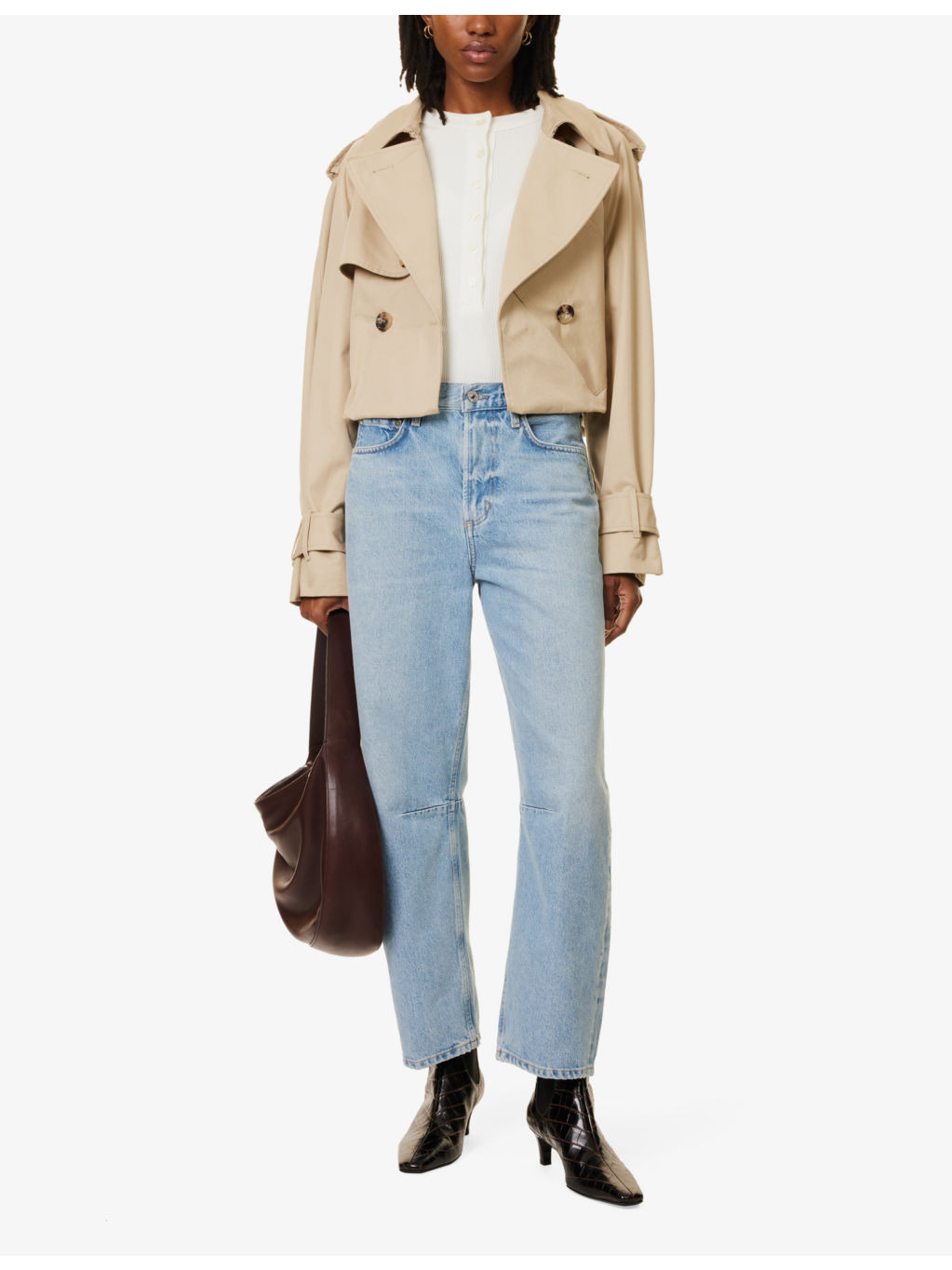Miro barrel-leg relaxed-fit high-rise denim jeans - 2