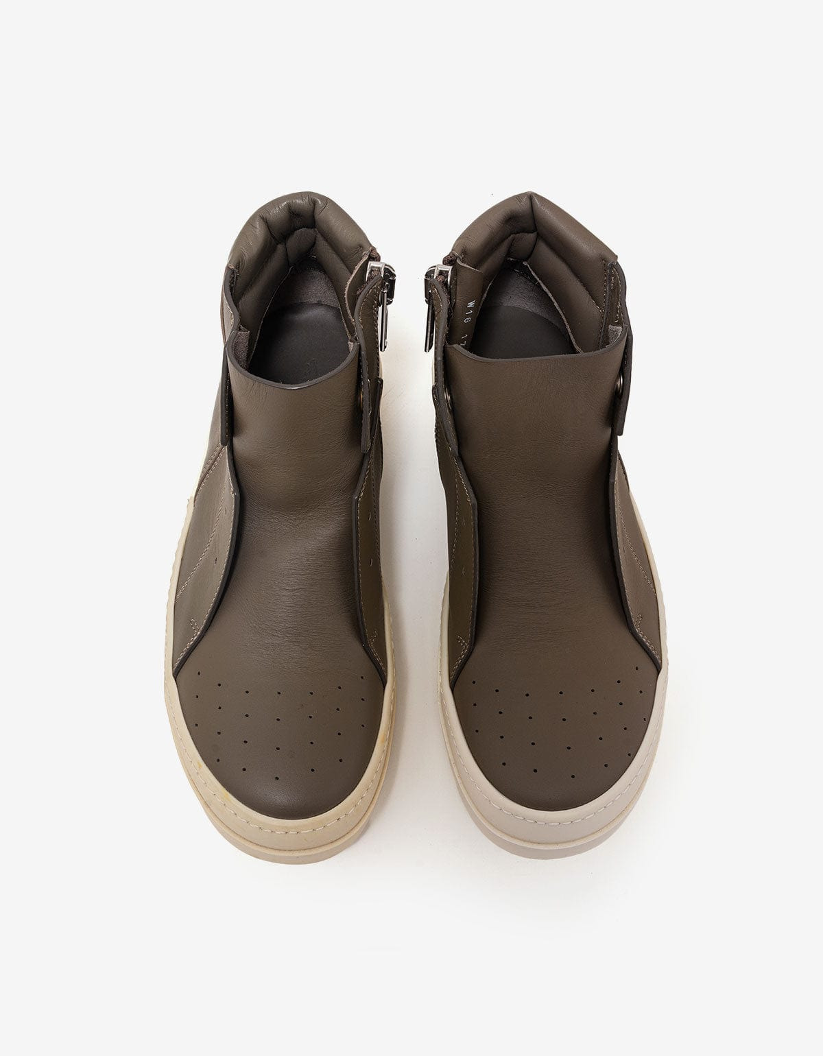 Rick Owens Island Dunk Darkdust Grey Mid High Trainers - AW16 - 7