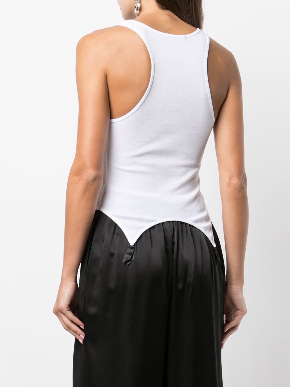 ribbed garter tank top - 4